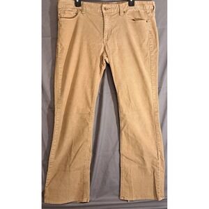 Polo Jeans Company Ralph Lauren Brielle Bootcut Pants Women's Size 14x32 Tan